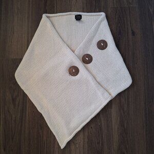 NWOT Pure Hand Knit Cotton Scarf Warm Soft Cozy Cottage Prairie